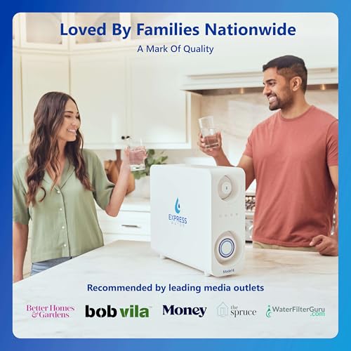 Express Water RO5DX Reverse Osmosis Filtration NSF Certified 5 Stage RO System with Faucet and Tank – Under Sink Water Plus 4 Filters – 50 GPD, 14 x 17 x 5, White thumbnail 10