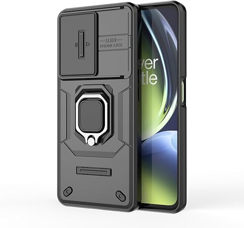 Vista 174 de Compatible con carcasa de soporte Honor 90 5G, con cubierta deslizante para lente de cámara compatible con funda Honor 90 5G REA-AN00 REA-NX9