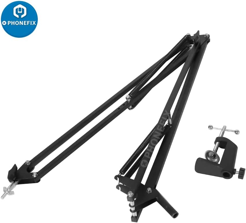 4K 48MP 1080P HDMI USB Industrial Video Microscope Camera 130X Zoom C Mount Lens Cantilever Stand for Digital Image Acquisition