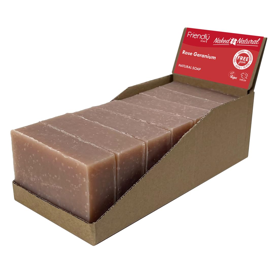 Naked & Natural - Rose Geranium Soap