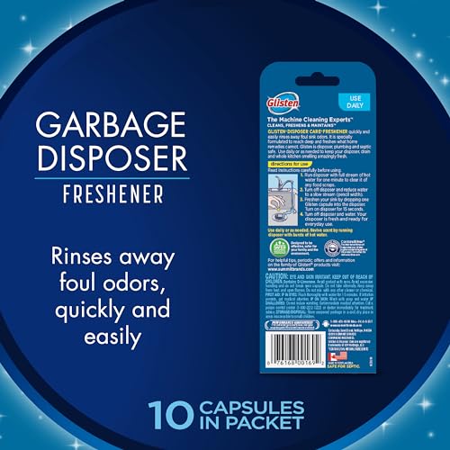 moofin Garbage Disposal Cleaner and Deodorizer, Lemon Scented Cleaning Towel, Garbage Disposal Odor Eliminator, sink disposal cleaner, Kitchen Sink, Easy Use, 10 Capsules [Pack of 6] - Thumbnail 4