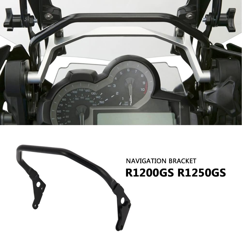 KASULER Wspornik nawigacji telefonu komórkowego 12MM, dla, R 1200 GS LC ADV R1250 GS Adventure 2020 motocykl R1200GS R1250GS Uchwyt na telefon motocyklowy(Bracket)