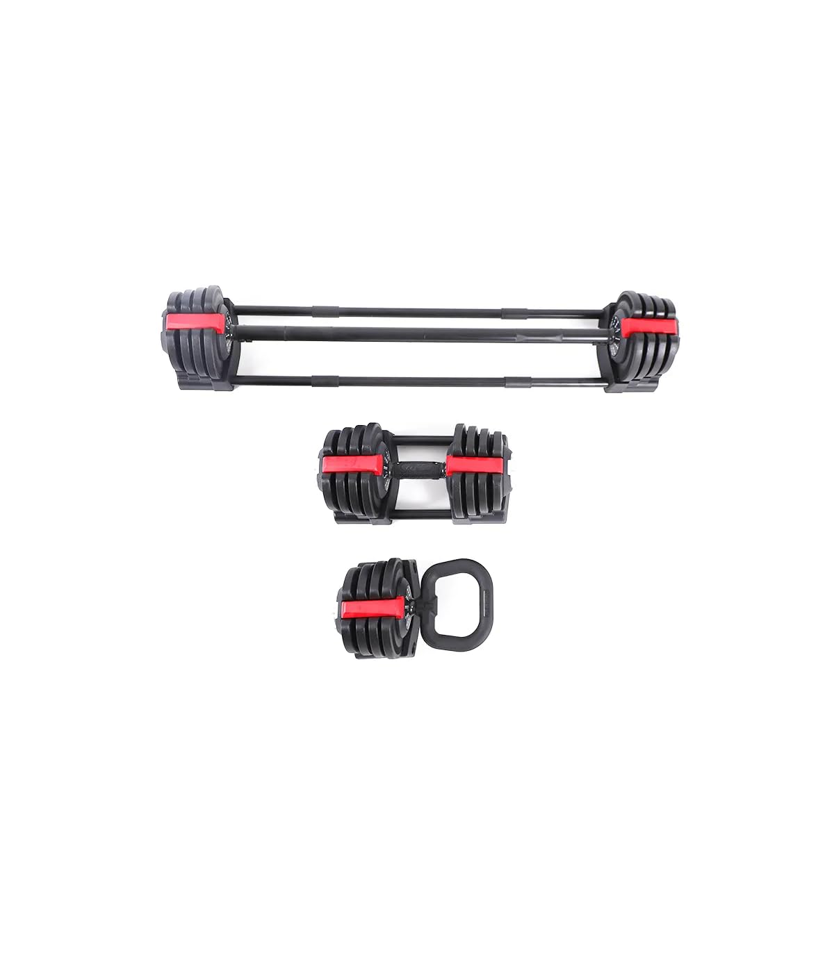 Mancuernas Ajustables 18 kg 3 in 1