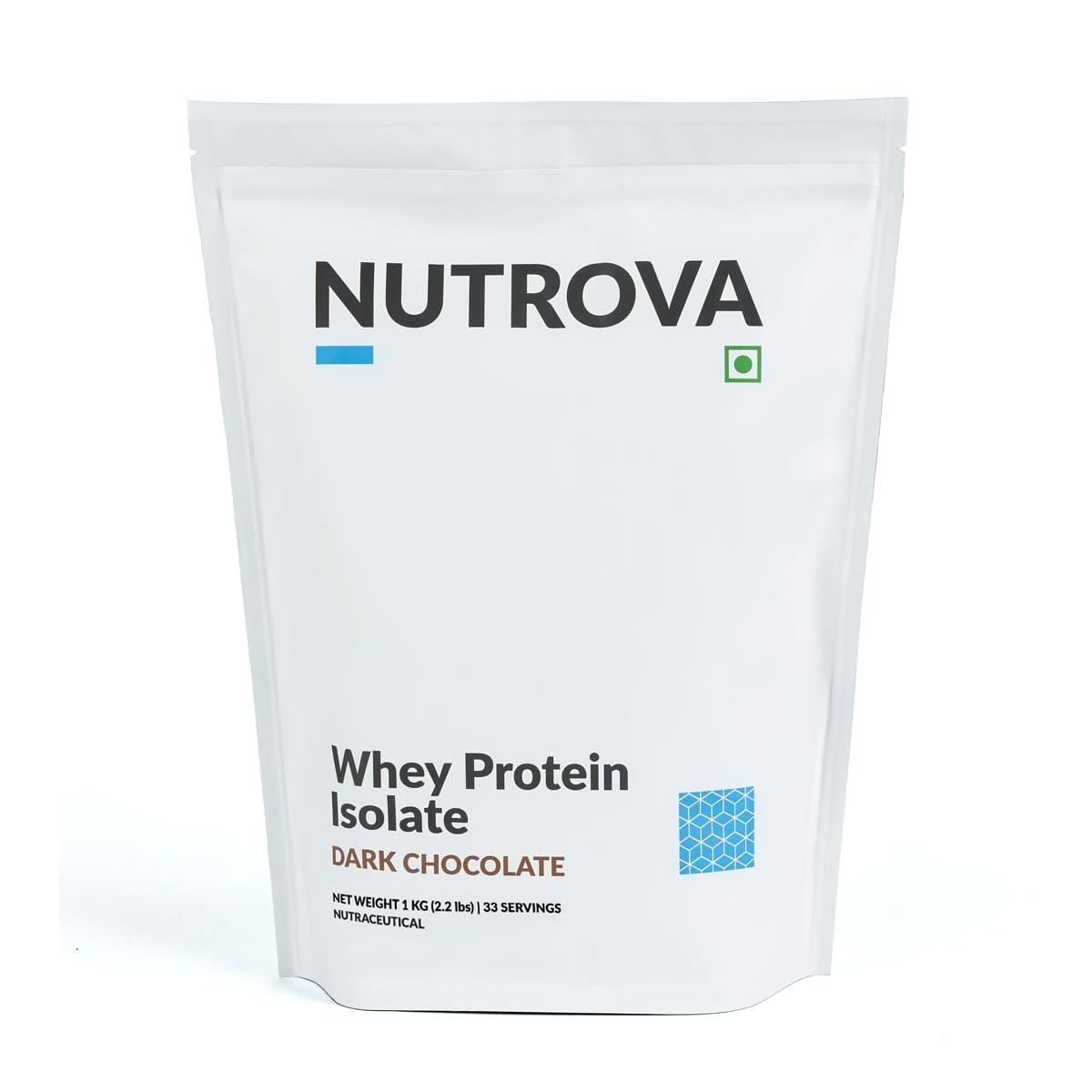 Whey Protein Isolate Dark Chocolate 1Kg (Pack of 1) with 24g Protein Every 30g Scoop & 5.5g BCAAs |Protein Powder for Men & Women with no Artificial Sweeteners or Added Sugars |Easy to Digest.
