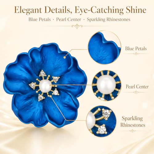 Image of Brooch Pin for Women Rhinestone Peacock Crystal Delicate Animal Brooch Lapel Pins Girls Fashion Jewelry Gift for Christmas Brooch Birthday Jewelry Gift
