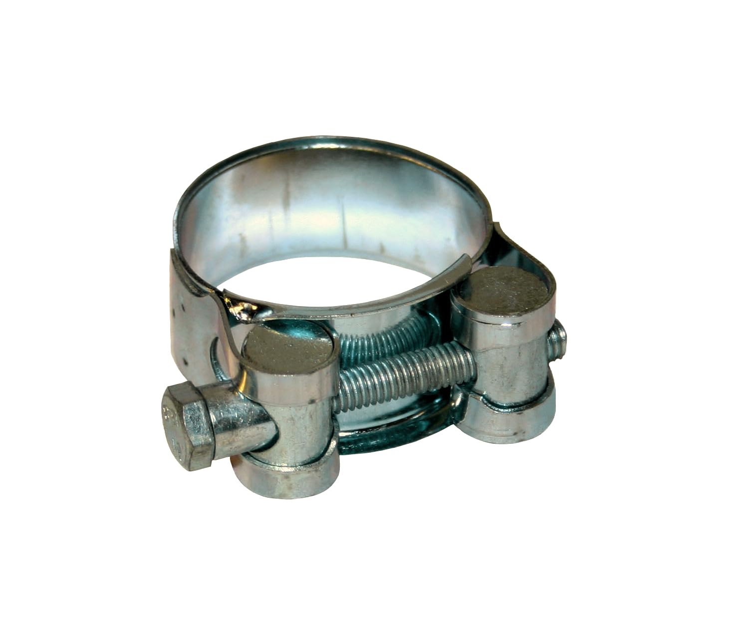 Heavy Duty W1 Galvanized Steel Hose Clamps - High Torque T-Bolt Clips for Irrigation, Suction & Turbo Pipes - Zinc Plated Corrosion Resistant (2, 98mm - 103mm)