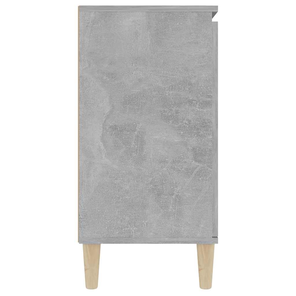 vidaXL Credenza Grigio Cemento 101x35x70 cm in Legno Multistrato