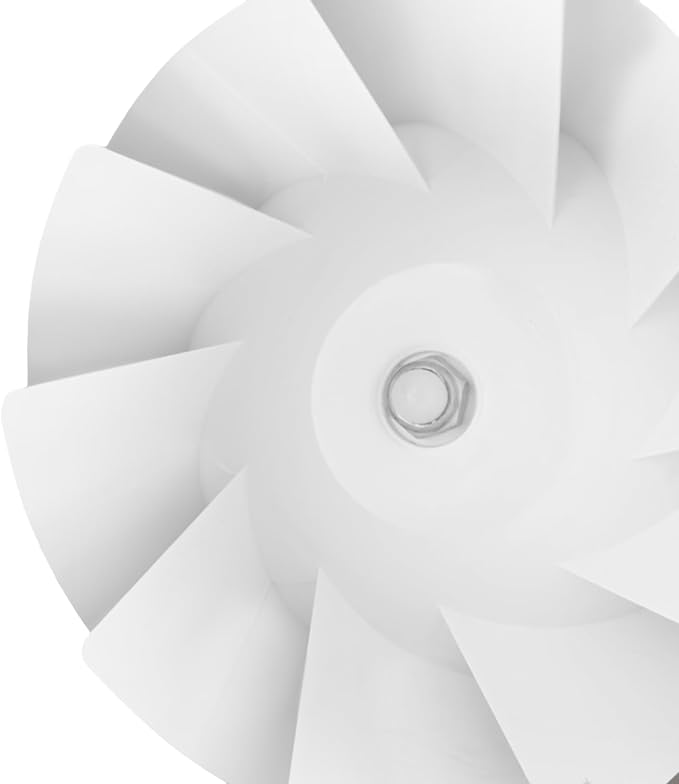 Ventilador de conducto de 6 pulgadas, ventilador de extracción en línea de 540 CFM, ventilador de ventilación y extracción con presión estática de 300 Pa y 2600 rpm para garajes, almacenes subterráneos y bodegas, modelo HF-150 miniatura 6