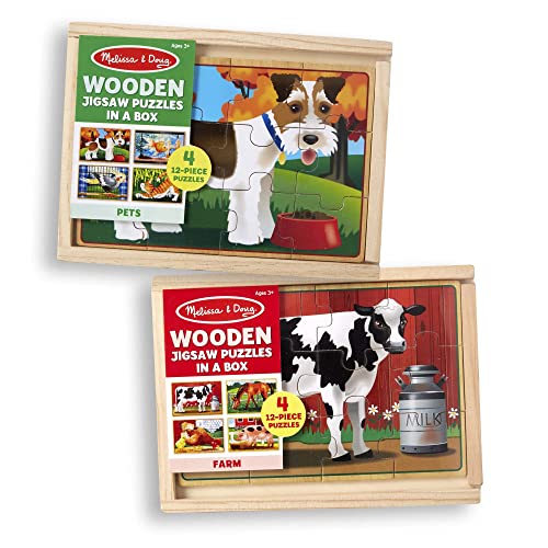 Puzzle Melissa & Doug ferme et animaux pour animer les mercredis après-midi