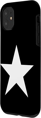 Miniatura 2 de Funda holgada para iPhone 11 Y2K Star en la parte delantera color negro y blanco Mcbling