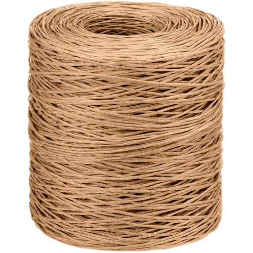 Syhood 1345 Feet Floral Vine Bind Wire Rustic Craft Wire, Light Coffee