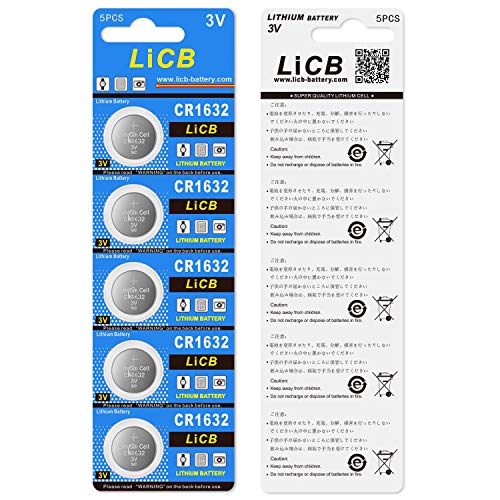 LiCB CR1632 lithium knoopcellen CR1632, 10 stuks - Afbeelding 8