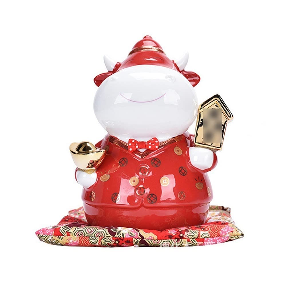 Cute Big-Eyed Cow Piggy Bank For Kids - Boys & Girls Money Bank, Birthday Gift, Two Sizes