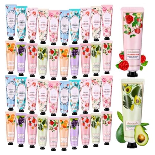 40 Pack Cremas Manos de Regalo Navidad para Manos Secas y Agrietadas, Hidratante, Fragancia para Manos, Día y Noche, Se Absorbe Rápidamente, Gran Olor, Aceite Sin Olores (1200 ml)