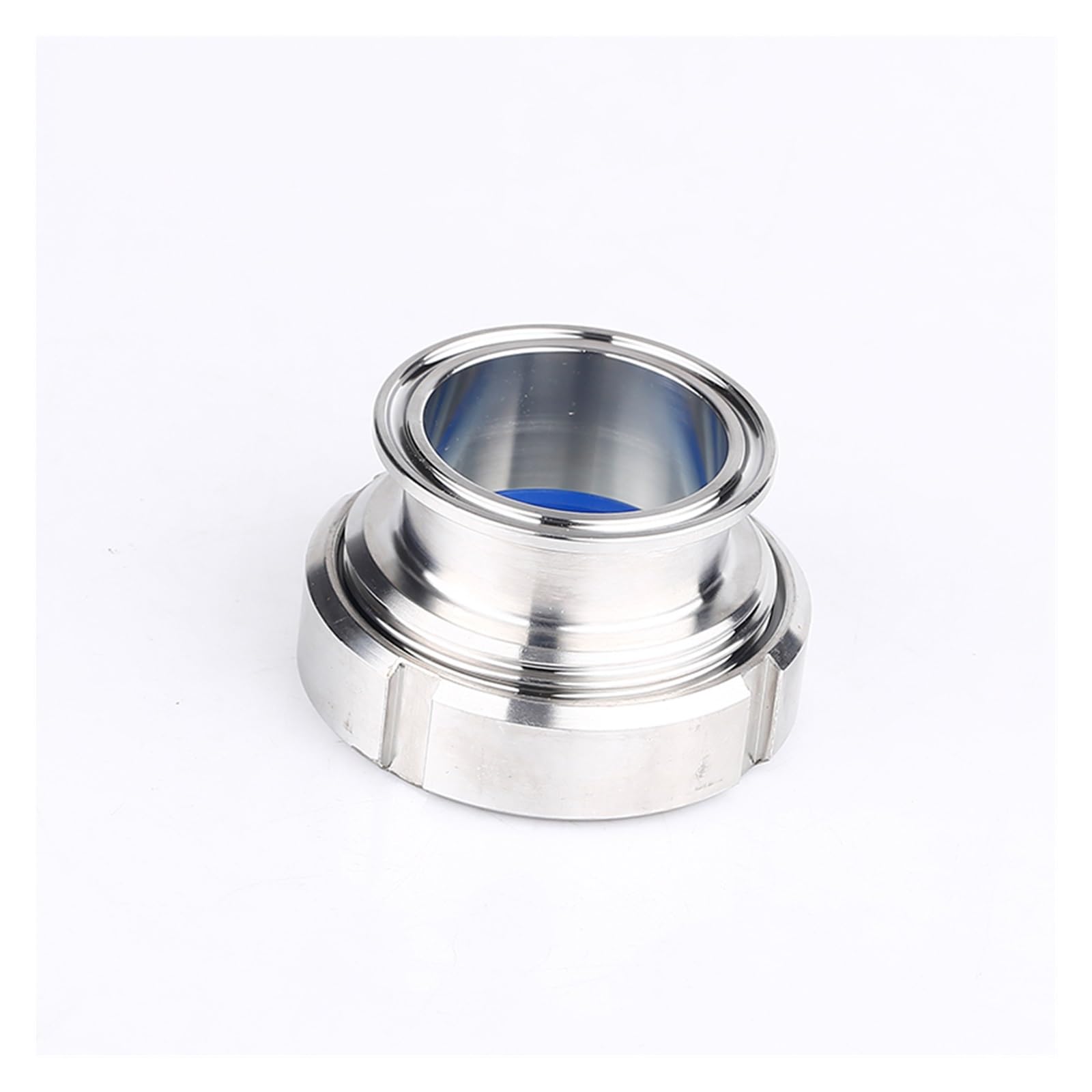 304 stainless steel quick release sight glass sanitary quick connect chuck clamp type round thread glass observation window 102(OD 25 Chuck 50.5)