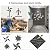 8 Pack Self-Adhesive Soundproof Wall Panels, 12 x 12 x 0.47 in Sound Proof Foam Panels for Walls, 1.2lb/ft³ High Density, Thicker 0.47in, Acoustic Panel, Peel and Stick Wall Panel Studio Black