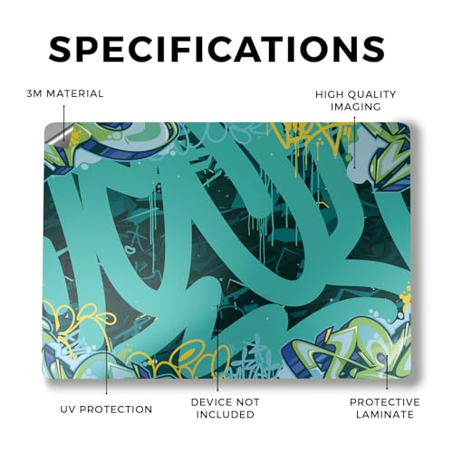 Image of Laptop Skin Compatible with Alienware M18 R2 (2024) - CyanTag - Premium 3M Vinyl Protective Wrap Decal Cover - Easy to Apply | Crafted in The USA by MightySkins