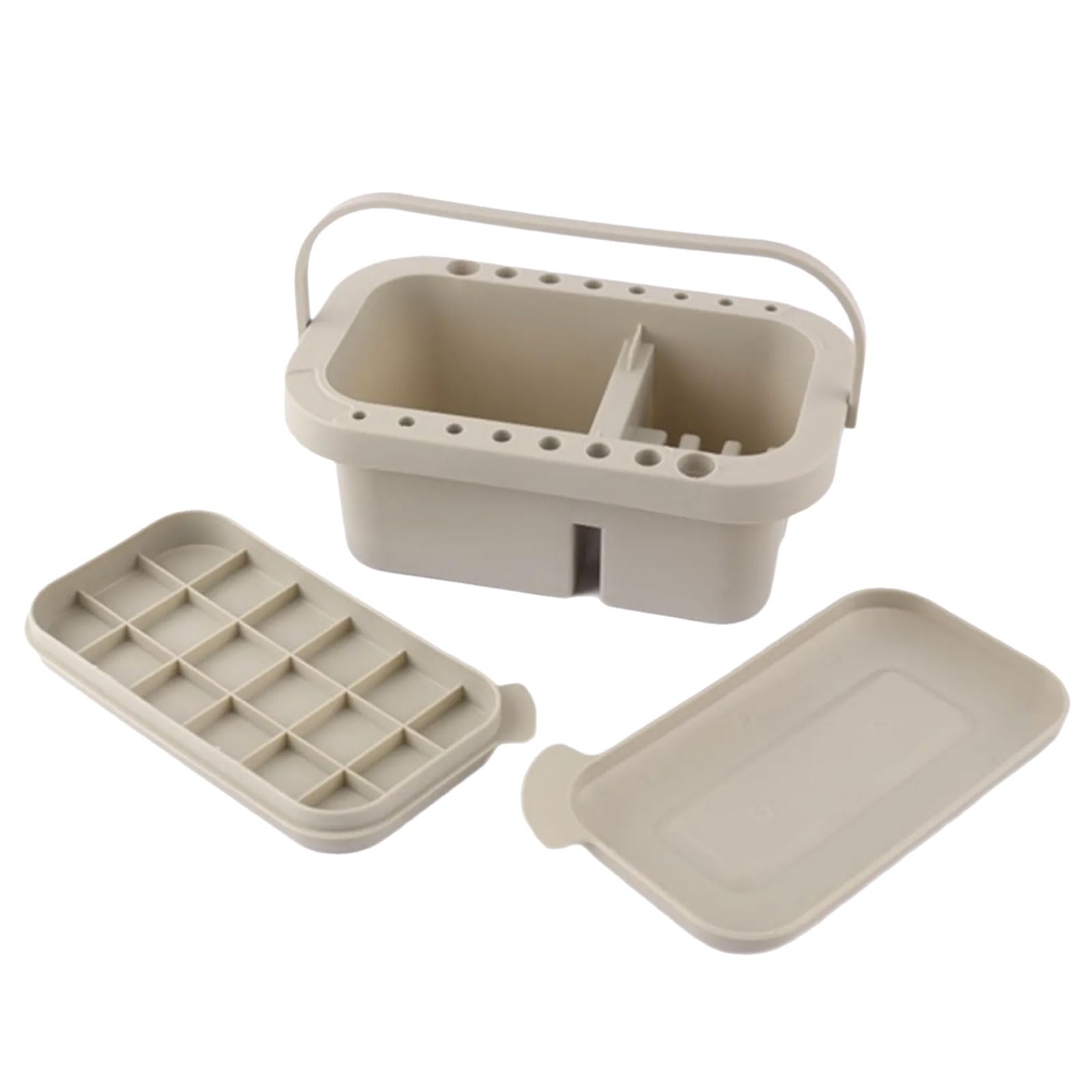 Paint Brush Washer Buckets Art Cleaner Washing Pots Art Pen Wash Barrels Tub with Lid Palettes Holder Paint Cleaning Basin