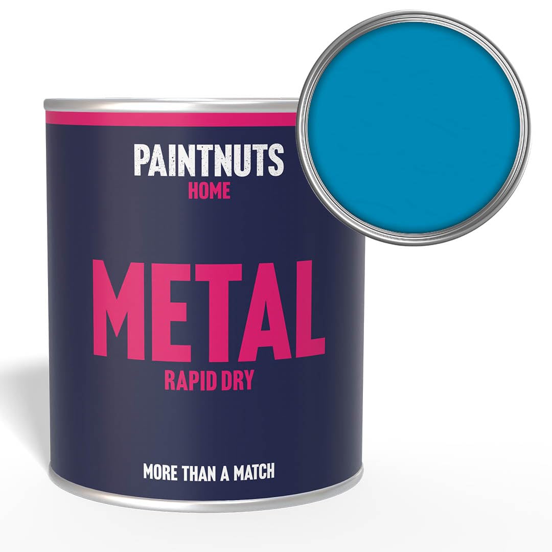 Paintnuts Light Blue (Ral-5012) Rapid Dry Metal Paint, Gloss Finish 2.5 Litre