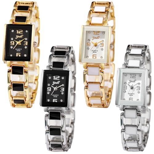 Montre rectangulaires femme en céramique et quartz vintage lot de 4