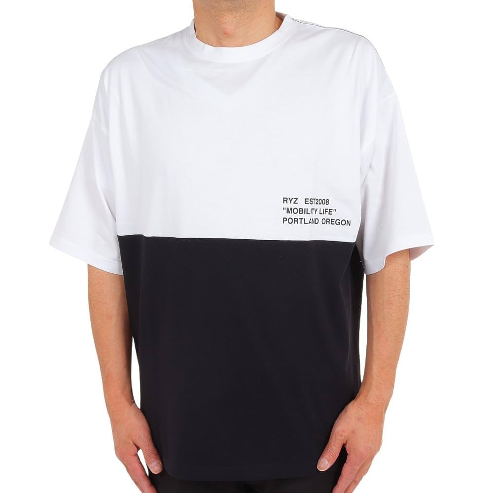 Amazon.co.jp: ライズ（RYZ） 半袖Tシャツ メンズ 50/50