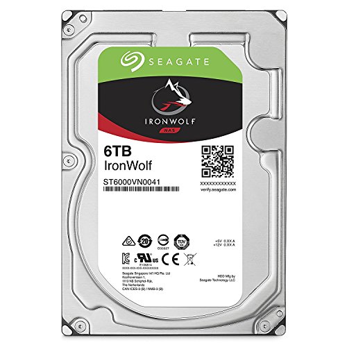 Seagate 6TB IronWolf NAS SATA 6Gb/s NCQ 128MB Cache 3.5-Inch Internal Hard Drive (ST6000VN0041) - image 1