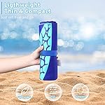 2 Pack Microfiber Lightweight Beach Towel 71"x32" Oversized Extra Large Thin Sand Free Towels Travel Swim Pool Yoga Gym Camping for Adults Women Men Beach Essentials Accessories Vacation Gift - Image 2