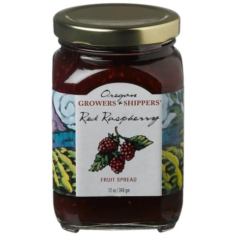 Oregon Growers, Red Raspberry Fruit Spread, 12 oz Cover