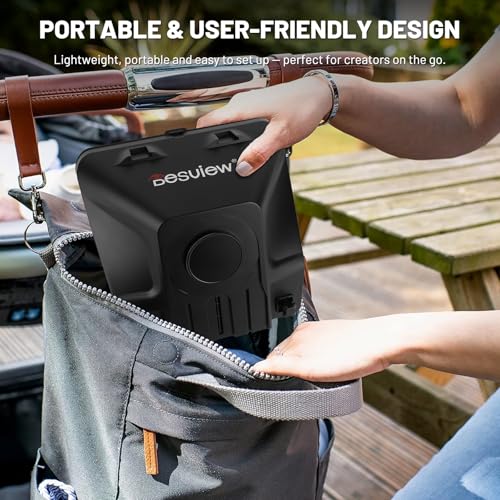 Téléprompteur Desview T5 pour iPad et smartphone avec télécommande Bluetooth