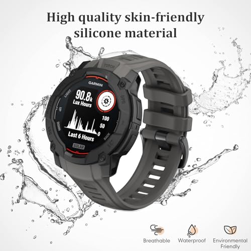 Correa de silicona para Garmin Instinct 3 45mm miniatura 4