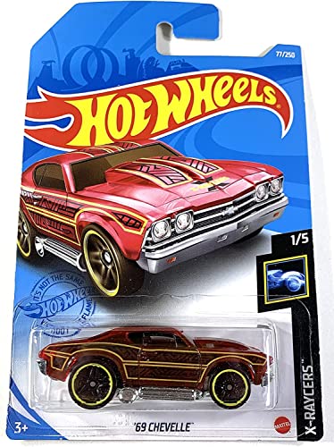 Hot Wheels 69 Chevelle Red X-Raycers 1:5 miniatura 1