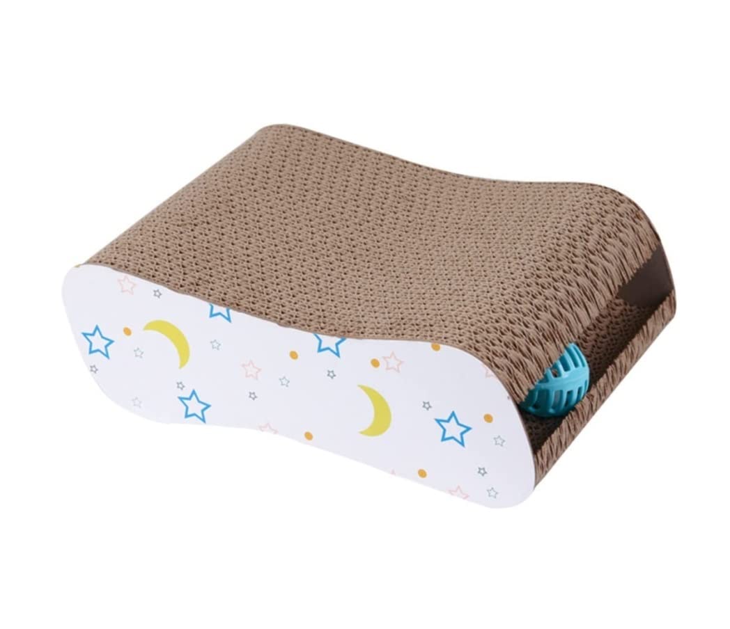 Tiragraffi Per Gatti Tiragraffi Cartone Tiragraffi Per Gatti Con Erba Gatta Tiragraffi Reversibile Con Palla Tiragraffi Per Gatti Divertente In Cartone Con Pesce In Sisal Ondulato Tiragraffi Divano