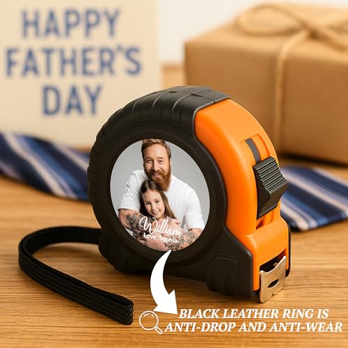 Cinta métrica personalizada foto regalo papá 12FT miniatura 4
