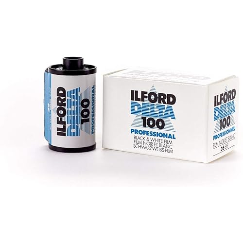 Ilford 1780624 Delta 100 Professional Black-and-White Film, ISO 100, 35mm 36-Exposure