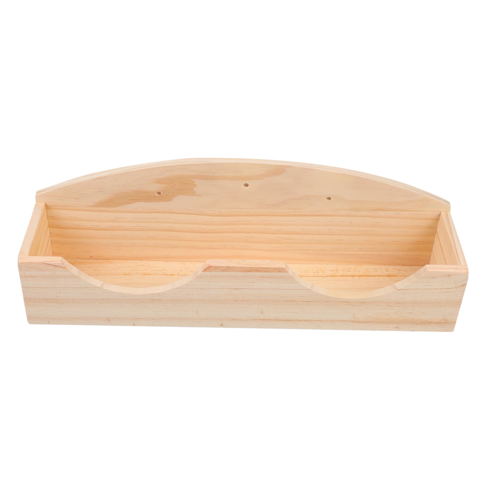 Hohopeti Alimentador De Madera para Conejos Cesta para Hierba Limpio y Organizado