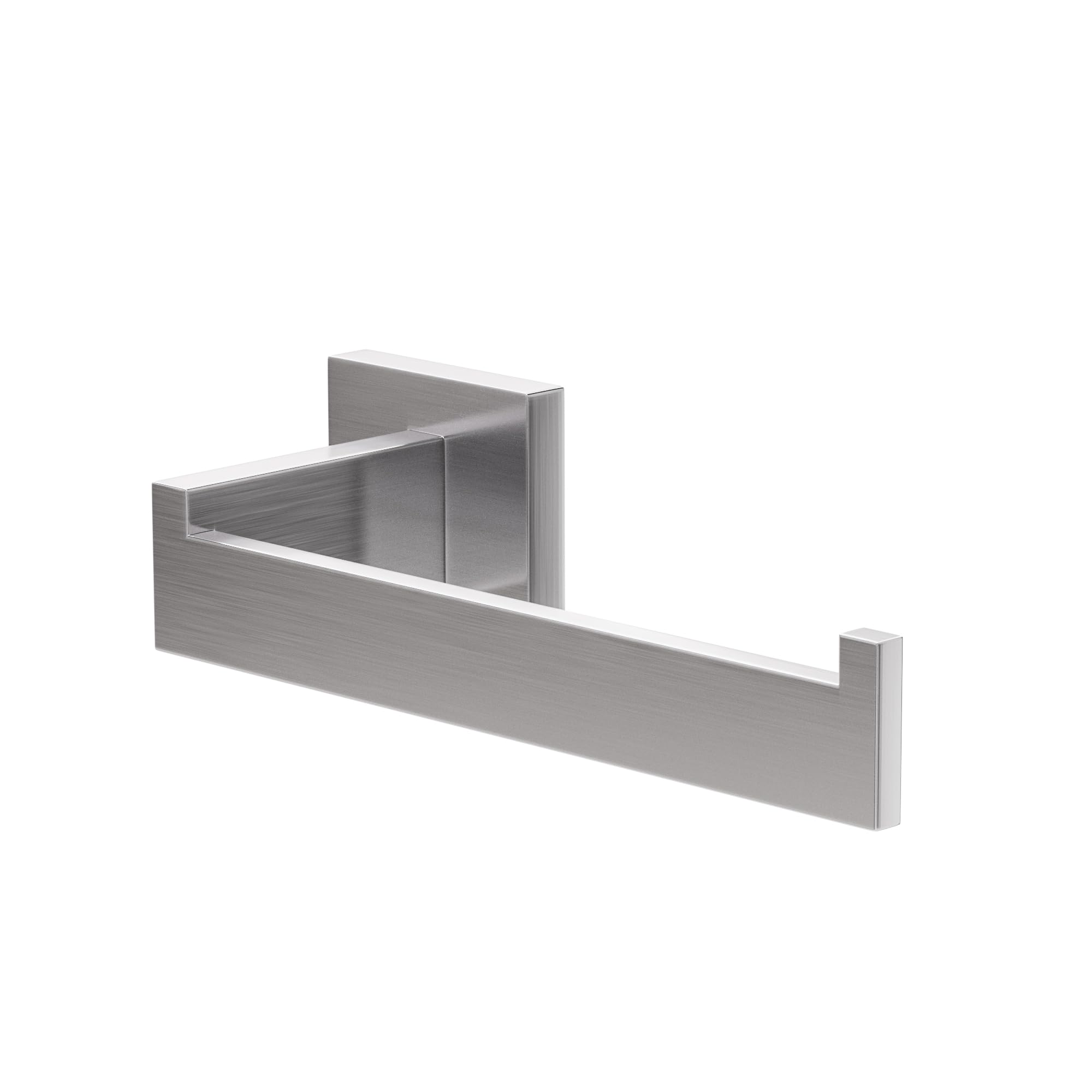 Amig - Bathroom Toilet roll Holder Mod. Isla-3, Matte Silver