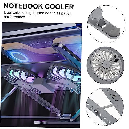 Cooler para Laptop Mikikit con Ventilador USB y LEDs miniatura 2