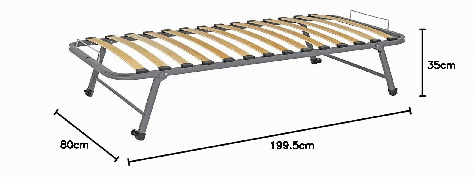 Sommier gigogne Strata 80x200 cm