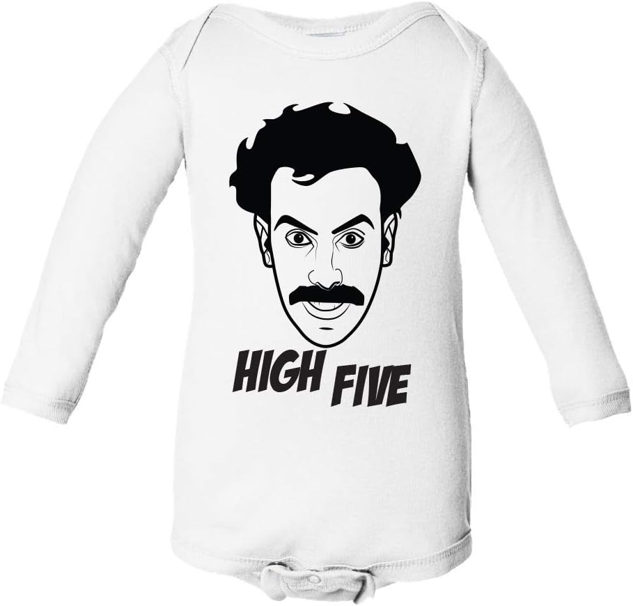 Borat Inspired Baby Onesie/HIGHFIVE/Funny Infant Bodysuit/Cute Baby Romper
