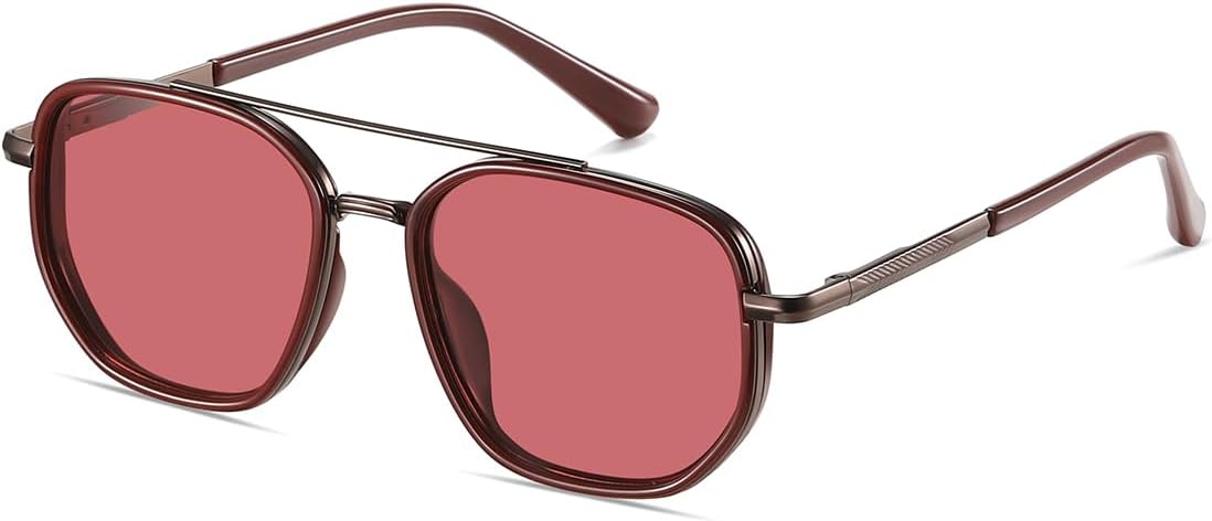 kimorn Women's Tangle Free Aviator Sunglasses, Polarized UV400 Protecion
