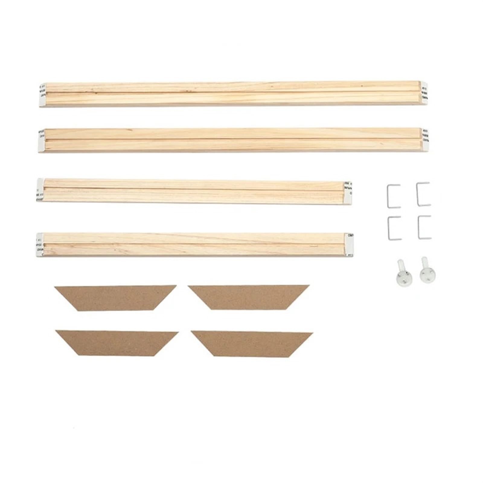 photo frame kits Large Size Wood Frame For Canvas Painting Picture DIY Wall Photo Poster for crafts party school projects(Width 20cm,Height 20cm)