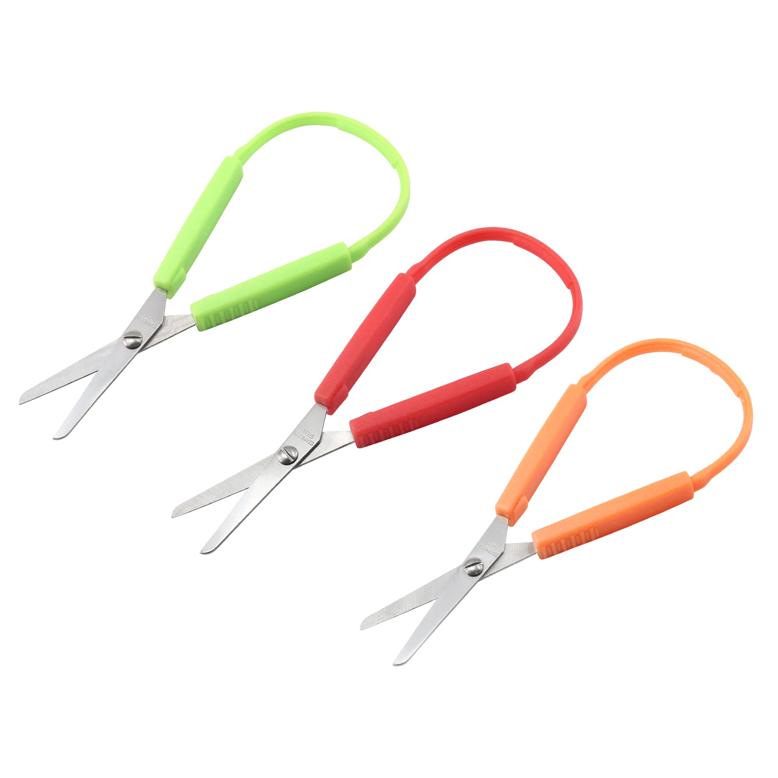 3 mini tesouras de laço, tesoura adaptável de 14 cm para crianças