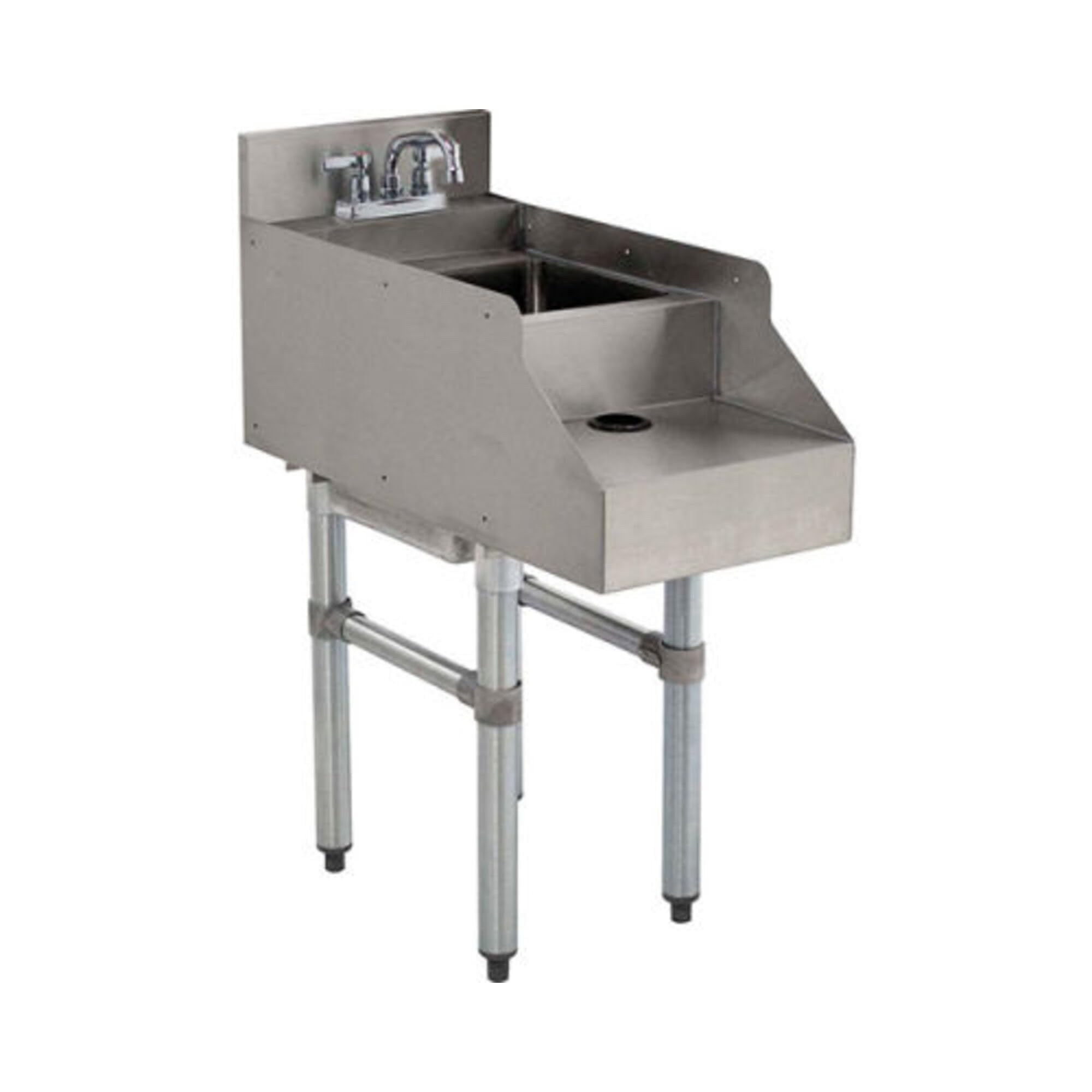 Advance Tabco CR-RS-12 12 x 26 Blender Station With Dump Sink