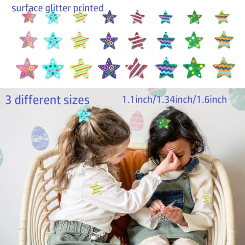 Ifkegon B23 Colorful Glitter Foam Stickers Self Adhesive Stars Kid'S Arts Craft Supplies Greeting Cards Stars Shapes Foam Stickers thumb #2