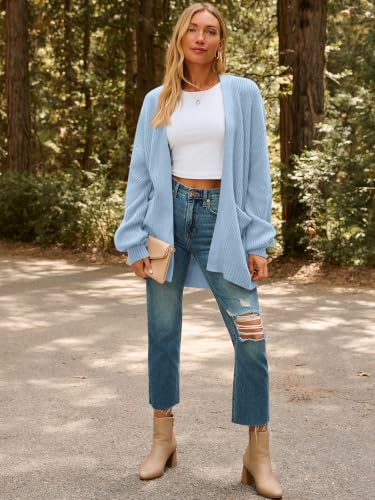 Image of LILLUSORY Oversized Cardigan Sweaters for Women 2026 Fall Fashion Outfits