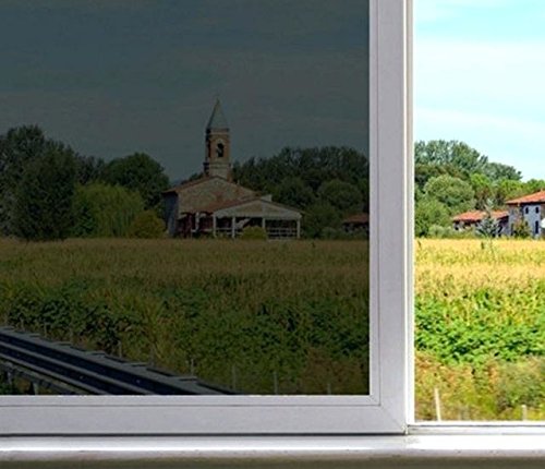 Película ventana efecto espejo una vía 24x78 pulgadas miniatura 6