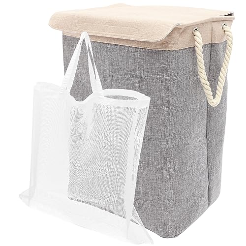 Panier à linge pliable avec circulation d'air pour grand volume de linge