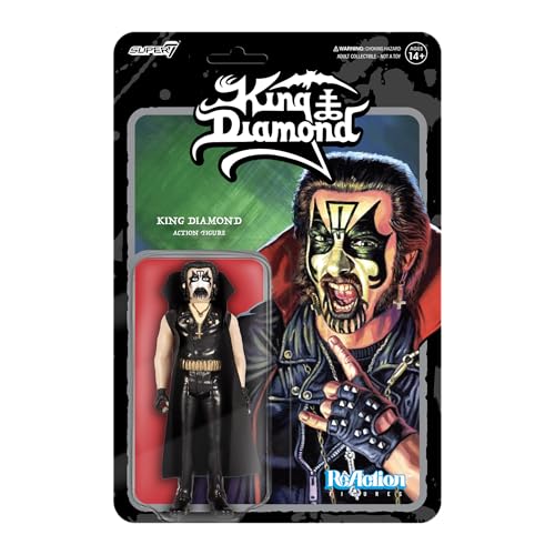 Super7 King Diamond Reaction Figures - Figura de acción King Diamond