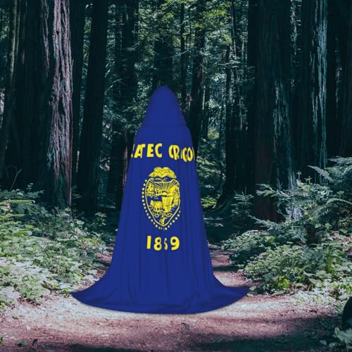Cape imprimée drapeau Oregon à longue capuche d'Halloween - 7