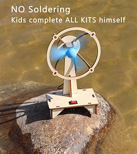 Stem 4 Set Solar Motor Kit,Wooden Model Electric Car Science Experiment Projects,Educational 3D Building Puzzles Electronic With 3 Different Motors For Kids,Diy Stem Toys For Boys And Girls #TOP3